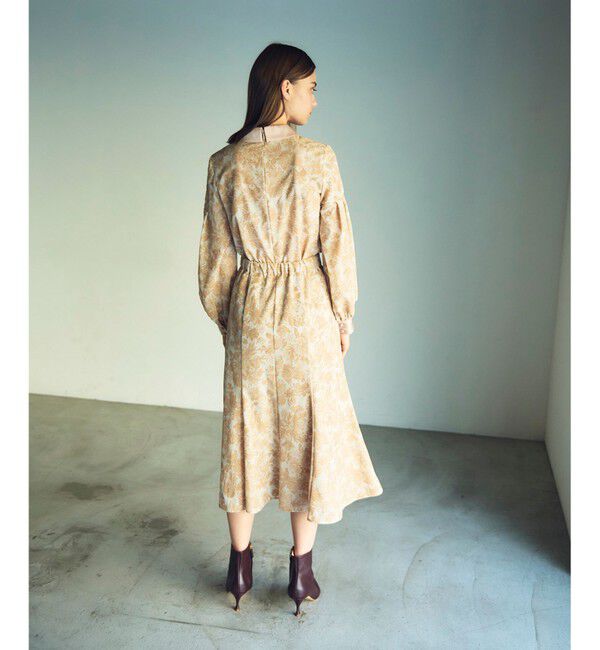 GRACE CONTINENTAL「フラワーフロッキープリントトップ」|シャツ・ブラウス|