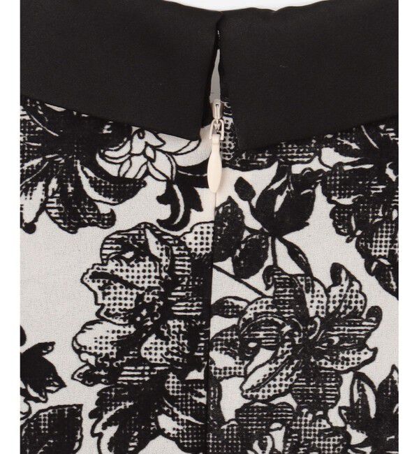 GRACE CONTINENTAL「フラワーフロッキープリントトップ」|シャツ・ブラウス|