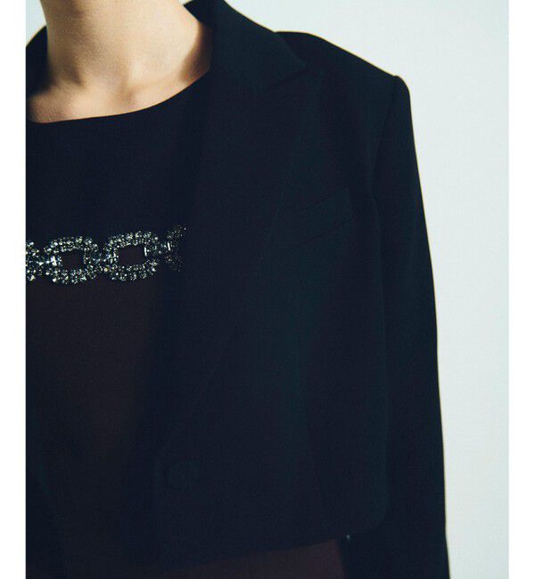 Grace Class「トリアセショート丈ジャケット」|テーラードジャケット|