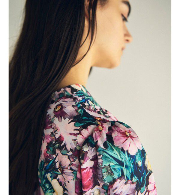 GRACE CONTINENTAL「グラデフラワープリントトップ」|シャツ・ブラウス|