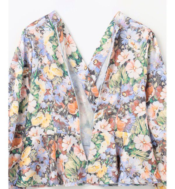 GRACE CONTINENTAL「グラデフラワープリントトップ」|シャツ・ブラウス|