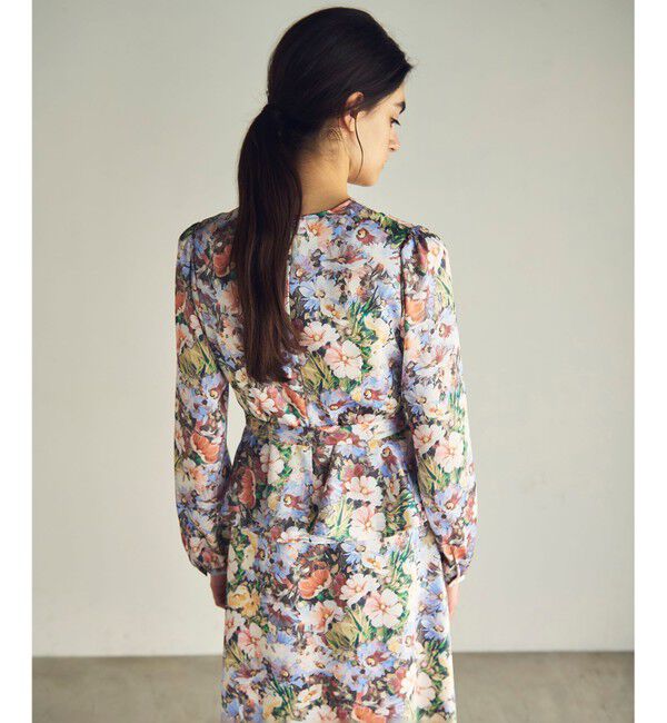 GRACE CONTINENTAL「グラデフラワープリントトップ」|シャツ・ブラウス|