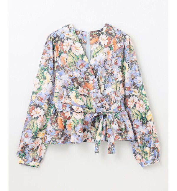 GRACE CONTINENTAL「グラデフラワープリントトップ」|シャツ・ブラウス|