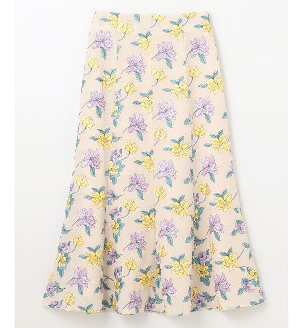 GRACE CONTINENTAL「フラワー刺繍フレアスカート」|スカート|