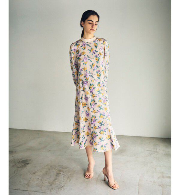 GRACE CONTINENTAL「フラワー刺繍フレアスカート」|スカート|