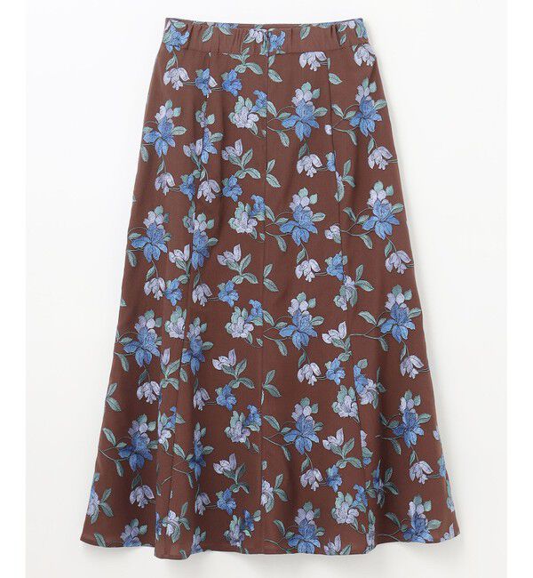 GRACE CONTINENTAL「フラワー刺繍フレアスカート」|スカート|