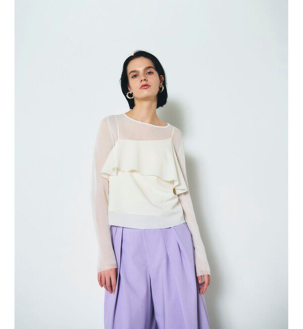 Diagram「フリルキャミソール」|キャミソール|