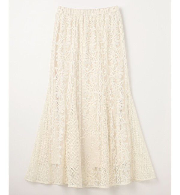 GRACE CONTINENTAL「フレア刺繍スカート」|スカート|