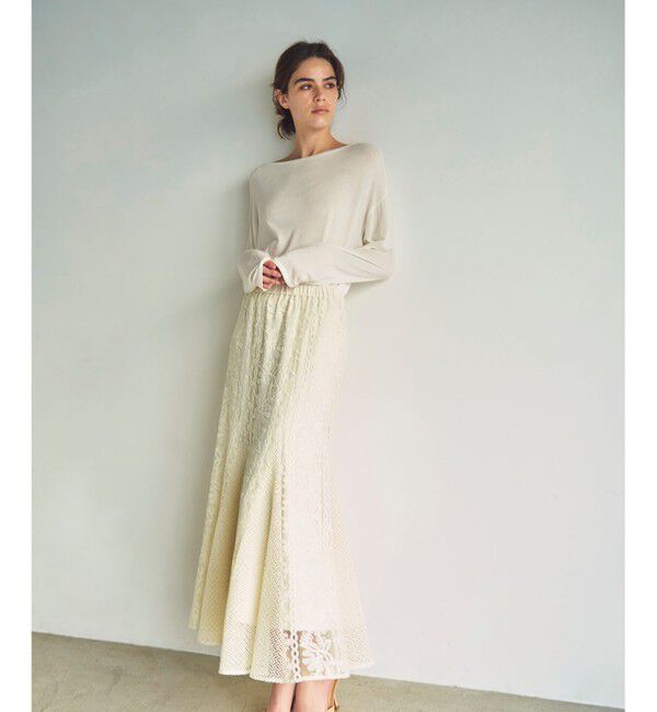 GRACE CONTINENTAL「フレア刺繍スカート」|スカート|