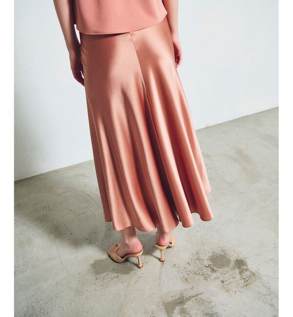 Grace Class「サテンバイアスロングスカート」|スカート|