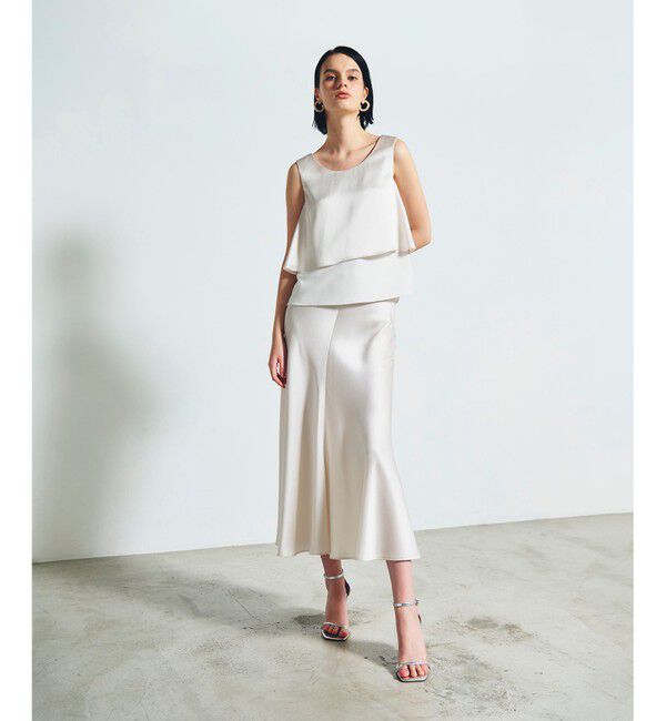 Grace Class「バックコンシャスサテンノースリーブ」|シャツ・ブラウス|