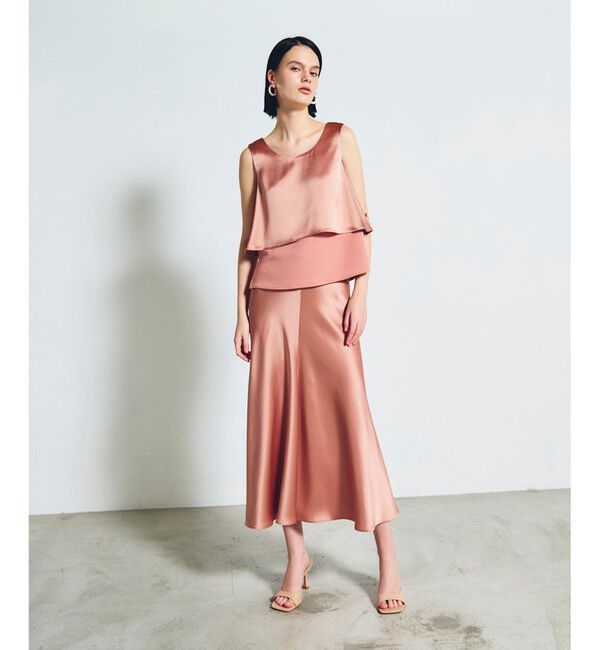 Grace Class「バックコンシャスサテンノースリーブ」|シャツ・ブラウス|