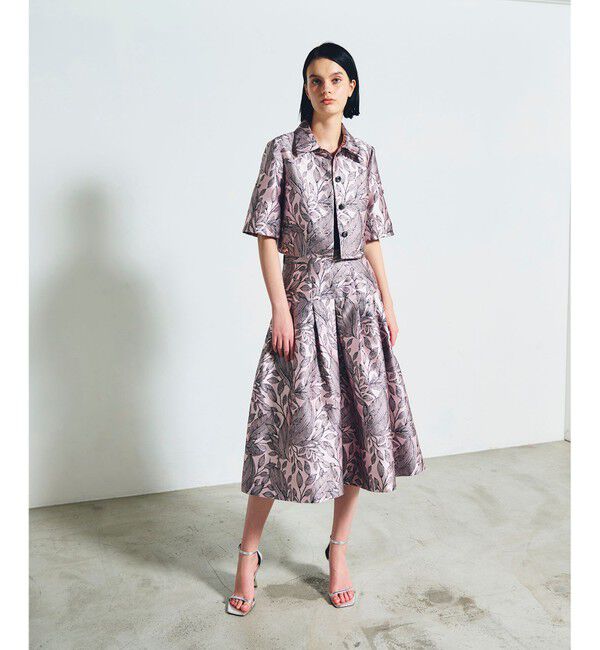 Grace Class「ボタニカルジャガードシャツ」|シャツ・ブラウス|ピンク