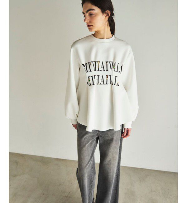 GRACE CONTINENTAL「タックカットトップ」|Tシャツ・カットソー|ホワイト