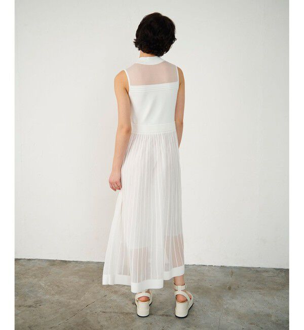 Diagram「ラメシアープリーツニットワンピース」|ワンピース|