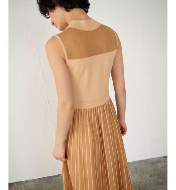 Diagram「ラメシアープリーツニットワンピース」|ワンピース|