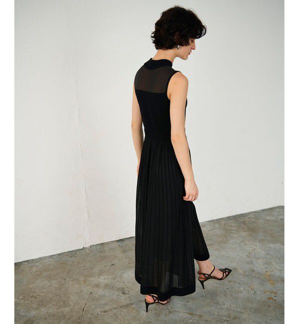 Diagram「ラメシアープリーツニットワンピース」|ワンピース|