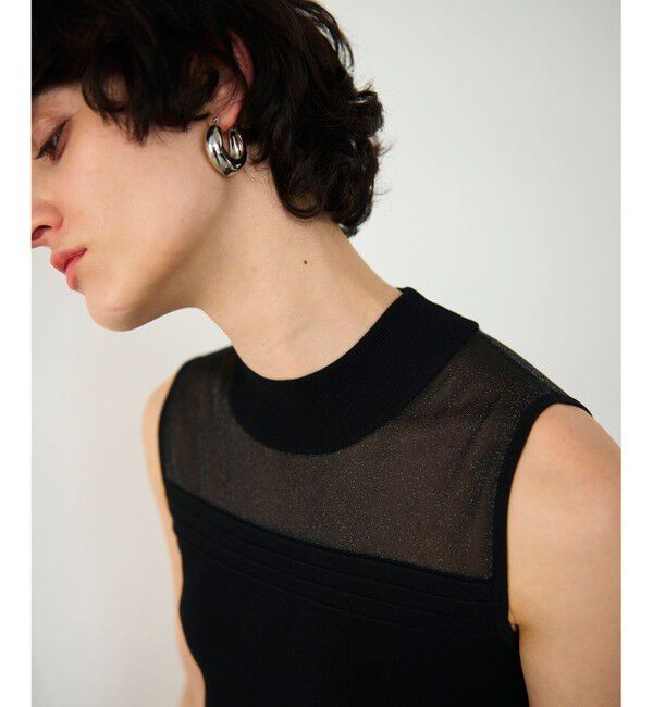 Diagram「ラメシアープリーツニットワンピース」|ワンピース|