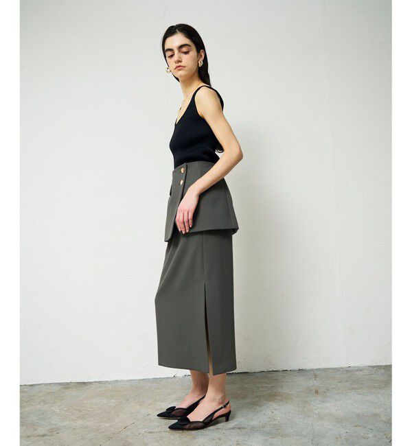 Grace Class「レイヤードペンシルスカート」|スカート|