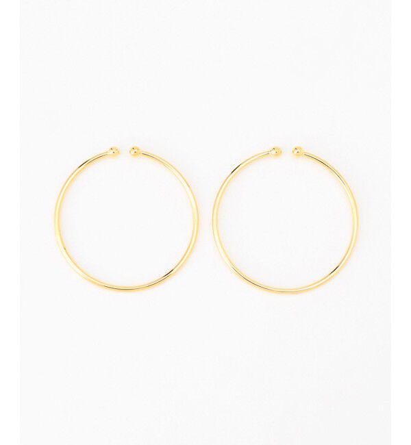 GRACE CONTINENTAL「ラインコインフープイヤーカフ」|イヤーカフ|