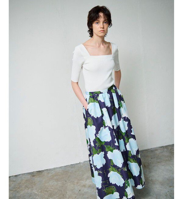 Grace Class「グログランボタニカルスカート」|スカート|