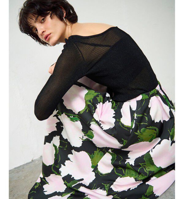 Grace Class「グログランボタニカルスカート」|スカート|