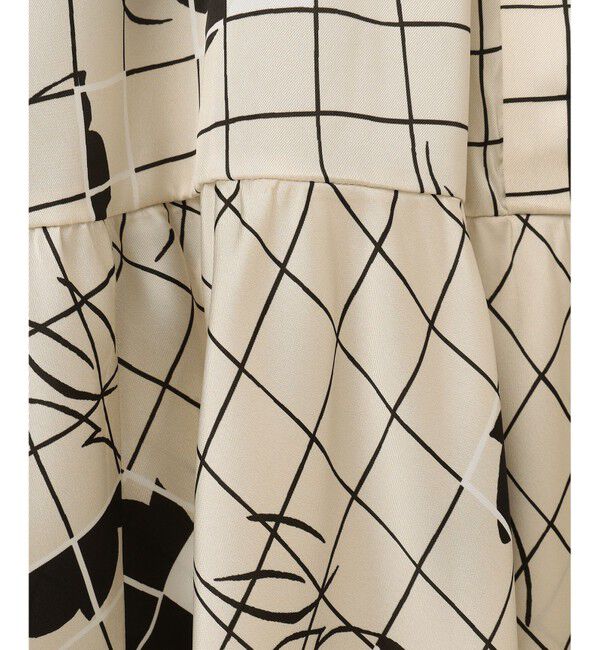 Grace Class「ラインフラワーシャツドレス」|ワンピース|