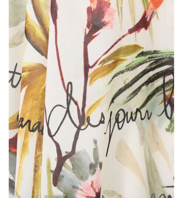 Diagram「リゾートリーフプリントスカート」|スカート|