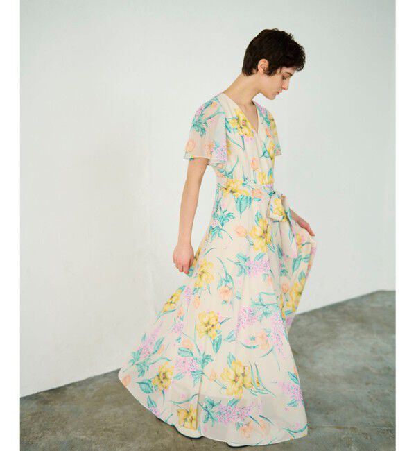 Diagram「ミモザプリントワンピース」|ワンピース|