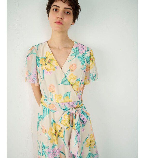 Diagram「ミモザプリントワンピース」|ワンピース|