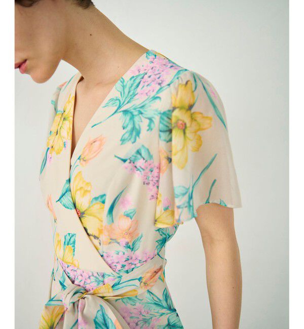 Diagram「ミモザプリントワンピース」|ワンピース|