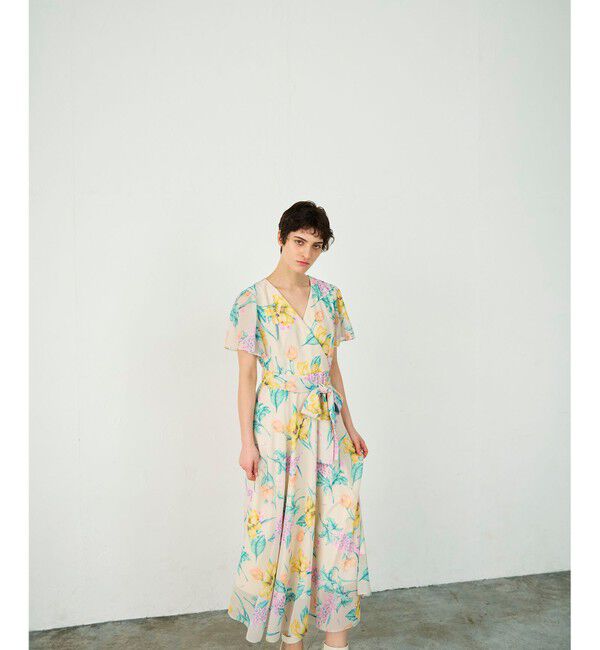 Diagram「ミモザプリントワンピース」|ワンピース|