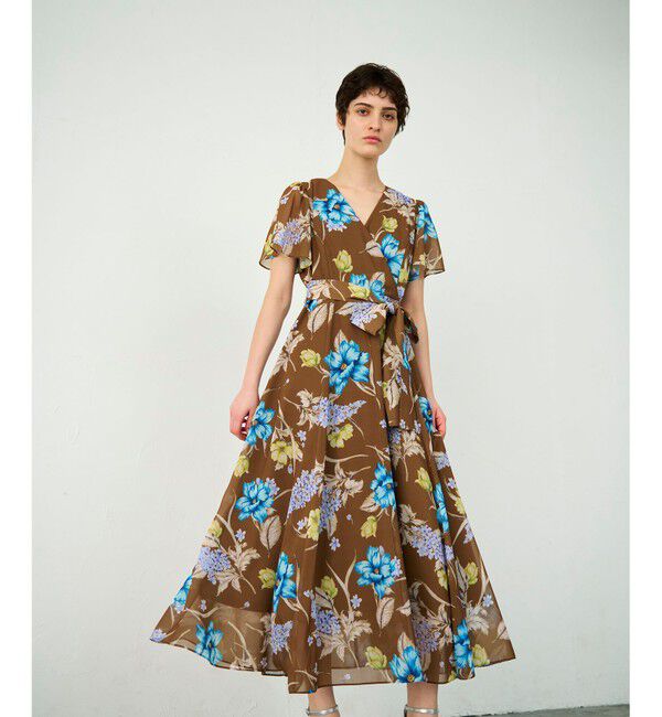 Diagram「ミモザプリントワンピース」|ワンピース|