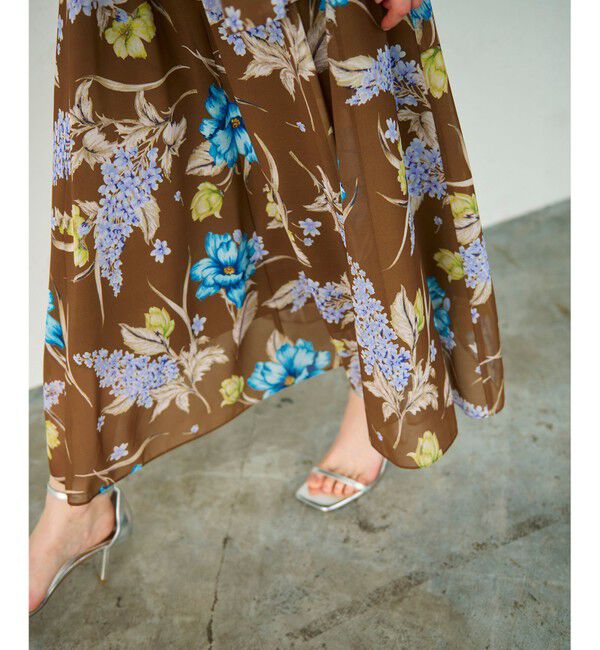 Diagram「ミモザプリントワンピース」|ワンピース|