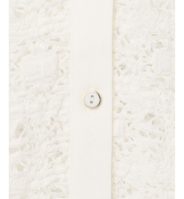 GRACE CONTINENTAL「レースカットスキッパートップ」|シャツ・ブラウス|