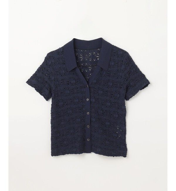 GRACE CONTINENTAL「レースカットスキッパートップ」|シャツ・ブラウス|