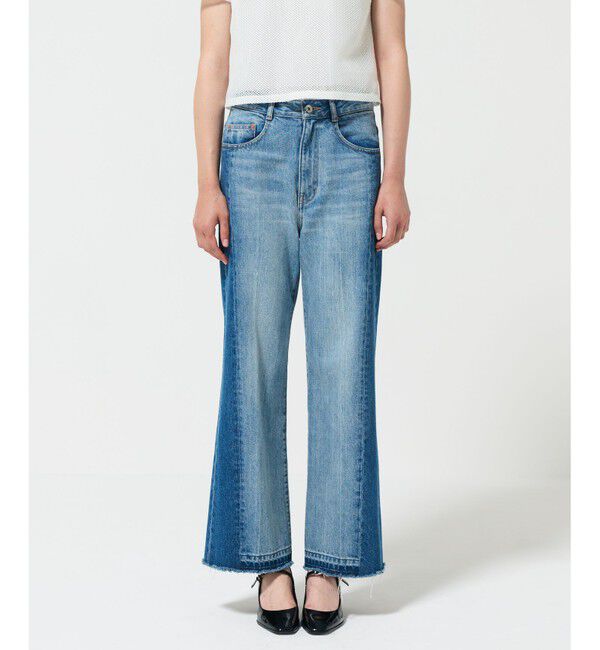 Diagram「サイド切替フレアデニムパンツ」|デニム|