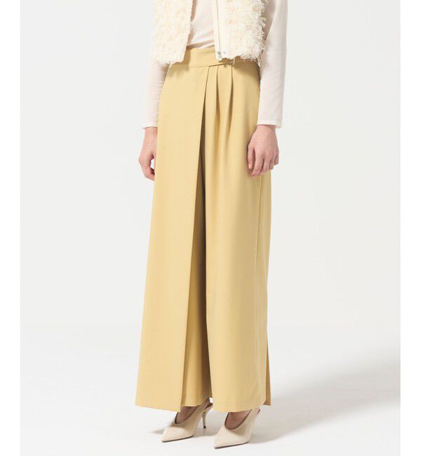 Diagram「レイヤードタックワイドパンツ」|その他|イエロー