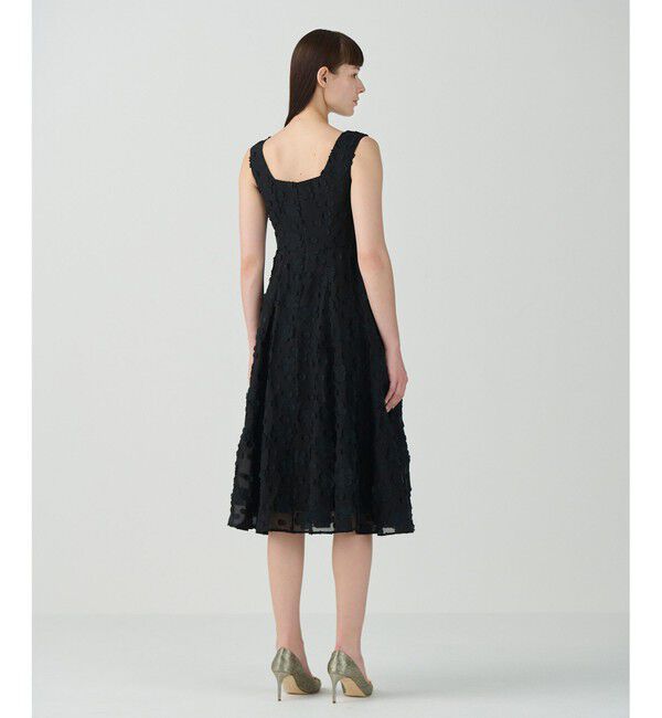 Grace Class「ラメFlowerジャガードドレス」|ワンピース|