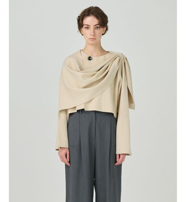 Diagram「ケープショートニットトップ」|ニット・セーター|