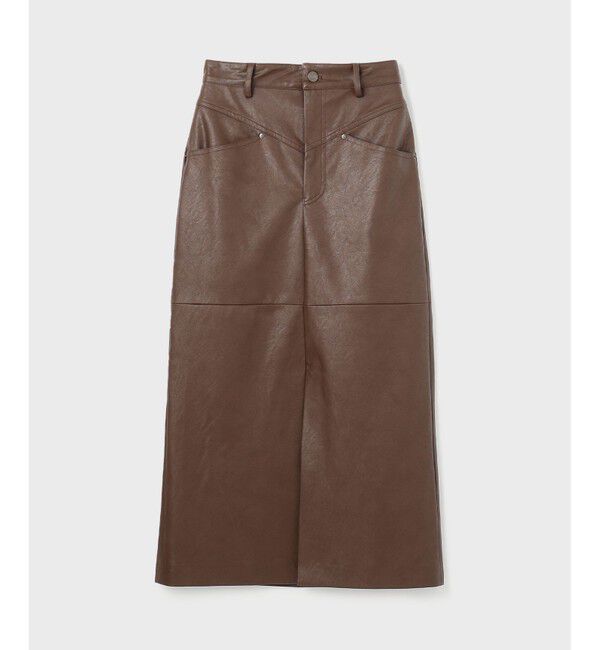 Diagram「クラッシュレザータイトスカート」|スカート|