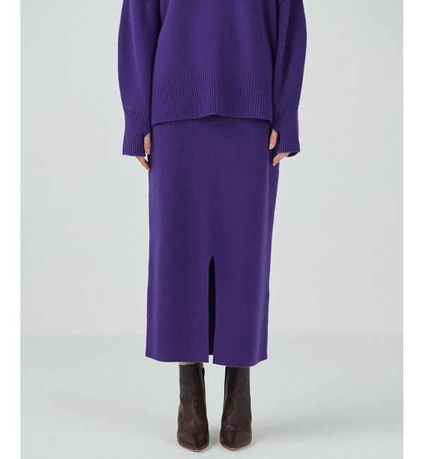 Diagram「クーマラムニットスカート」|スカート|パープル