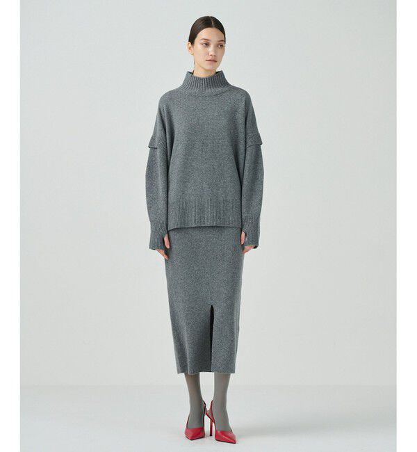 Diagram「クーマラムニットスカート」|スカート|グレー