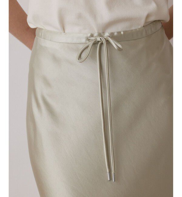 GRACE CONTINENTAL「サテンストレッチイージースカート」|スカート|