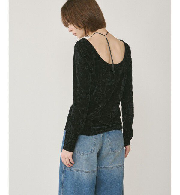 GRACE CONTINENTAL「クラッシュベロアカットトップ」|Tシャツ・カットソー|