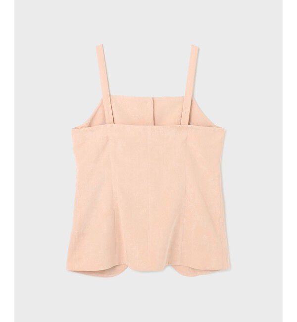 GRACE CONTINENTAL「クラッシュサテンキャミトップ」|キャミソール|