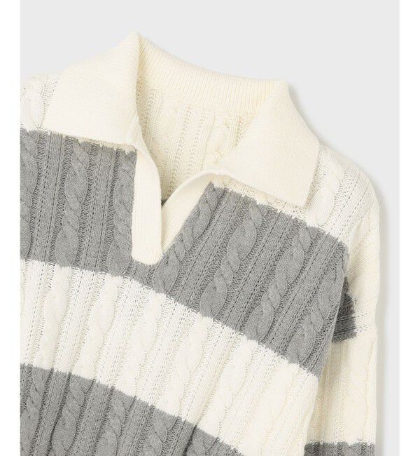 Diagram「アランポロニットトップ」|ニット・セーター|