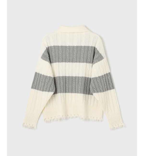 Diagram「アランポロニットトップ」|ニット・セーター|