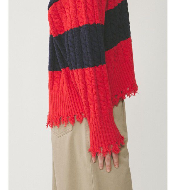 Diagram「アランポロニットトップ」|ニット・セーター|