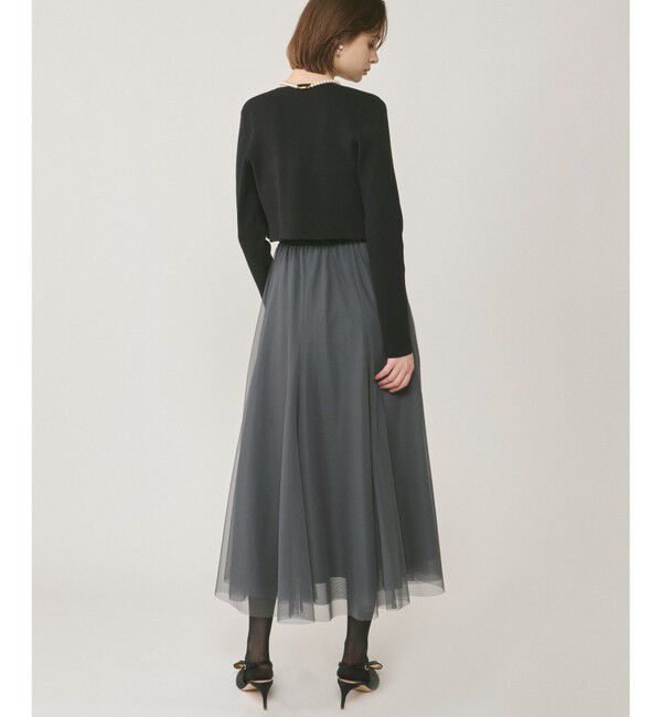 GRACE CONTINENTAL「シャーリングベアドレス」|ドレス|